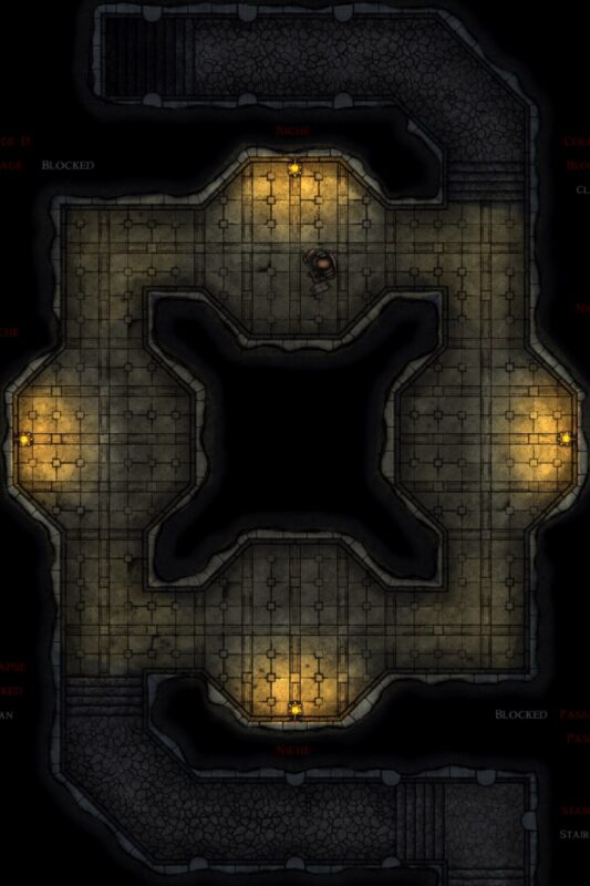 Ordinary Dungeon Hall [14×20] – Forgotten Adventures