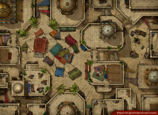 Desert Bazaar [41×30] – Forgotten Adventures